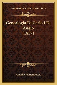 portada Genealogia Di Carlo I Di Angio (1857) (en Italiano)