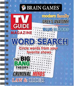 portada Brain Games - tv Guide Magazine Word Search (en Inglés)