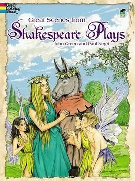 portada Great Scenes From Shakespeare's Plays (Dover Classic Stories Coloring Book) (en Inglés)
