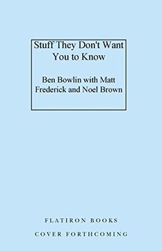 portada Stuff They Don'T Want you to Know (en Inglés)