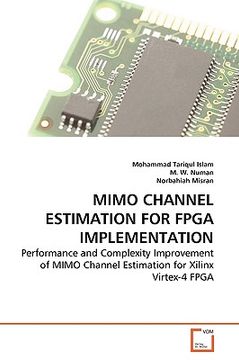 portada mimo channel estimation for fpga implementation (en Inglés)
