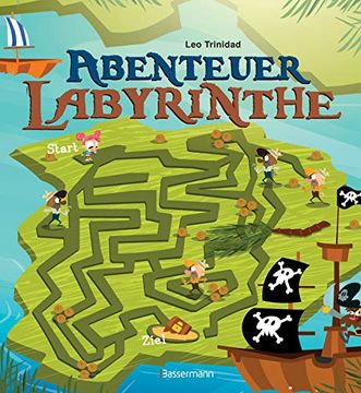 portada Abenteuer-Labyrinthe. Bunt und Spannend. (en Alemán)
