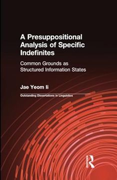 portada A Presuppositional Analysis of Specific Indefinites