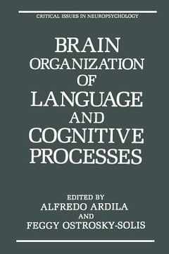 portada Brain Organization of Language and Cognitive Processes (in English)