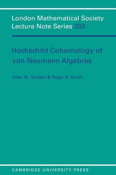 portada Hochschild Cohomology of von Neumann Algebras Paperback (London Mathematical Society Lecture Note Series) (en Inglés)