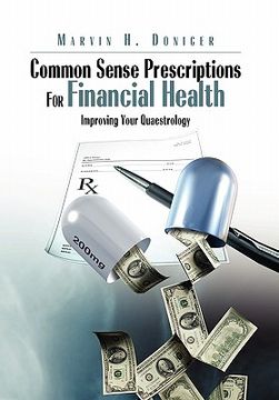 portada common sense prescriptions for financial health