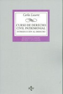 portada Curso Derecho Civil Patrimonial. Introduccion Al Derecho