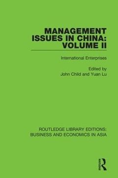 portada Management Issues in China: Volume 2: International Enterprises (en Inglés)