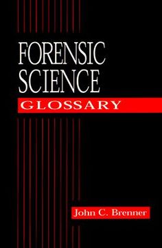 portada forensic science glossary (en Inglés)