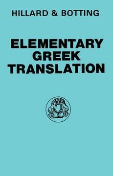 portada elementary greek translation (in English)