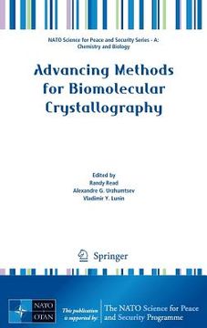 portada advancing methods for biomolecular crystallography (en Inglés)