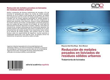 portada Reducción de Metales Pesados en Lixiviados de Residuos Sólidos Urbanos: Tratamiento de Lixiviados (in Spanish)