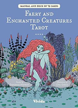 portada Faeries and Magical Creatures: Tarot Card Magic and Mysticism (78 Tarot Cards and Guidebook) (en Inglés)