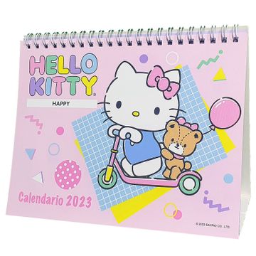 portada Calendario de Escritorio 2023 Happy Hello Kitty