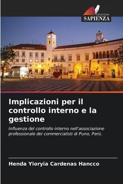 portada Implicazioni per il controllo interno e la gestione (in Italian)