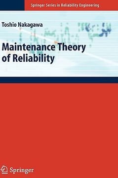 portada maintenance theory of reliability (en Inglés)