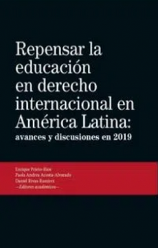 portada Repensar la Educacion en Derecho Internacional en America Latina (in Spanish)