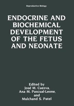 portada Endocrine and Biochemical Development of the Fetus and Neonate (in English)