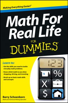 portada Math For Real Life For Dummies (in English)