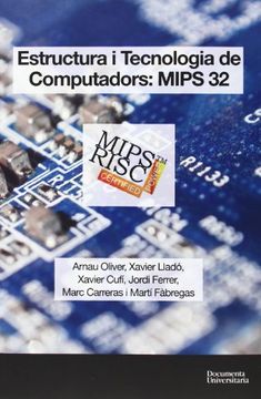 portada Estructura i tecnologia de computadors: MIPS 32 (UdG Publicacions)