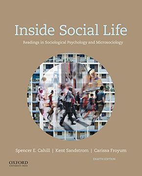 portada Inside Social Life: Readings in Sociological Psychology and Microsociology