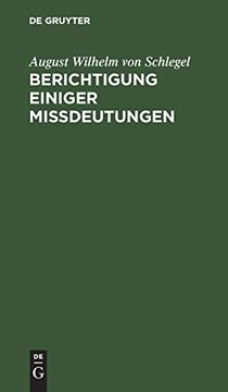 portada Berichtigung Einiger Mißdeutungen (in German)