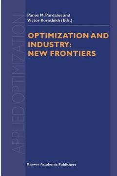 portada optimization and industry: new frontiers (en Inglés)