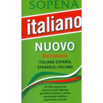 portada Diccionario Sopena Italiano (Italiano-Español