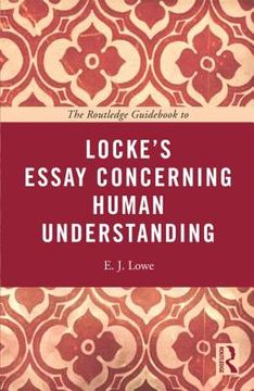 portada the routledge guid to locke s essay concerning human understanding (en Inglés)