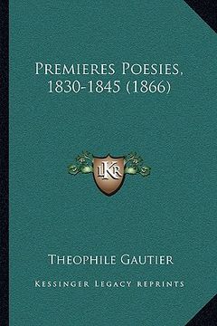 portada premieres poesies, 1830-1845 (1866) (in English)