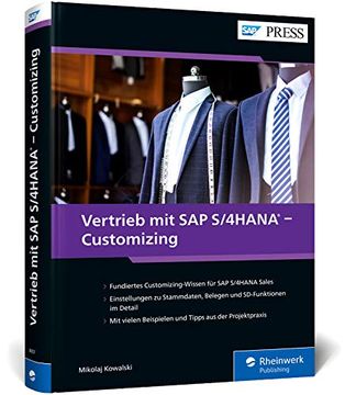 portada Vertrieb mit sap S/4Hana - Customizing (in German)