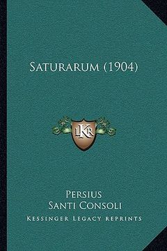 portada saturarum (1904) (en Inglés)