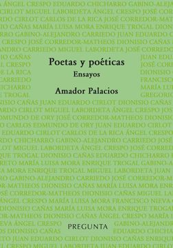 portada Poetas y Poéticas. Ensayos (in Spanish)