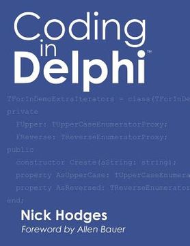 portada Coding in Delphi (en Inglés)