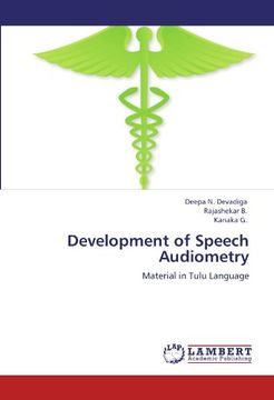 portada development of speech audiometry (en Inglés)