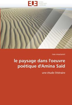 portada Le Paysage Dans L'Oeuvre Poetique D'Amina Said