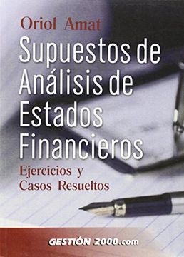 portada Supuestos de Análisis de Estados Financieros: Ejercicios y Casos Resueltos (Finanzas y Contabilidad) (in Spanish)
