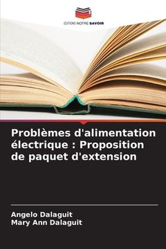 portada Problèmes d'alimentation électrique: Proposition de paquet d'extension (en Francés)