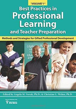 portada Best Practices in Professional Learning and Teacher Preparation in Gifted Education (Vol. 1): Methods and Strategies for Gifted Professional Development 