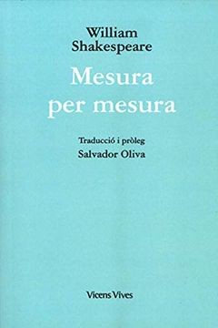 portada Mesura per Mesura (Ed. Rustica) (Obres William Shakespeare) (en Catalá)