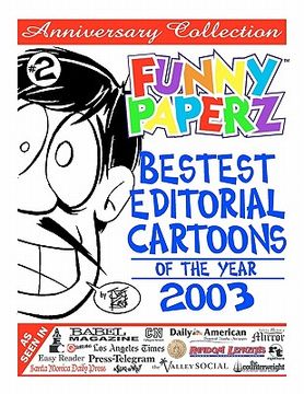 portada funny paperz #2 - bestest editorial cartoons of the year - 2003