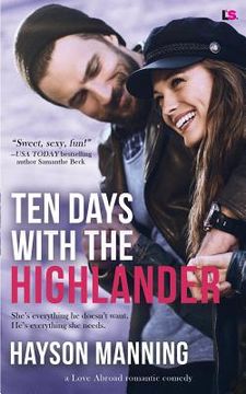 portada Ten Days With the Highlander (en Inglés)