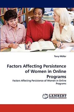 portada factors affecting persistence of women in online programs (en Inglés)