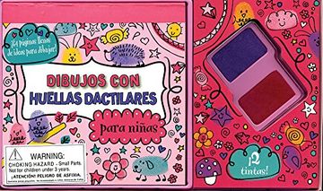 portada Dibujos Con Huellas Dactilares para niñas (Mini Gift Sets) (Spanish Edition)
