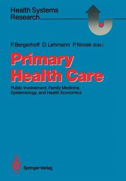 portada primary health care: public involvement, family medicine, epidemiology, and health economics (en Inglés)