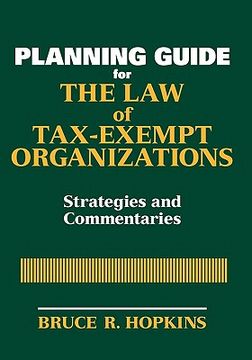 portada planning guide for the law of tax-exempt organizations: strategies and commentaries