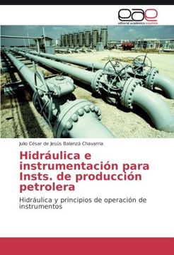 portada Hidráulica e instrumentación para Insts. de producción petrolera: Hidráulica y principios de operación de instrumentos (Spanish Edition)