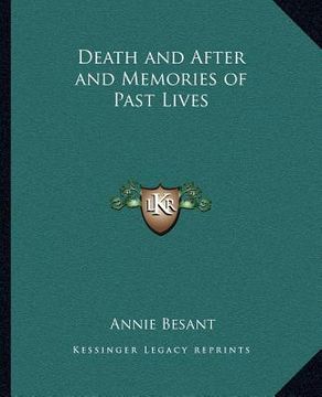 portada death and after and memories of past lives (en Inglés)