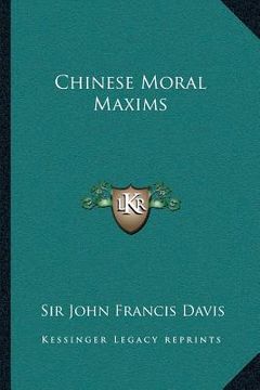 portada chinese moral maxims (in English)