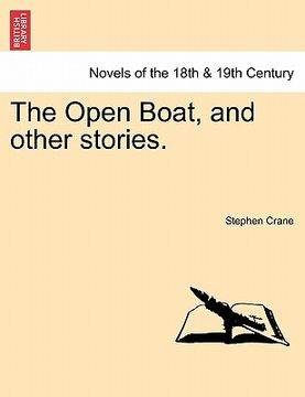 portada the open boat, and other stories. (in English)